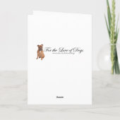 Staffie Valentijnskaart Kaart (Achterkant)