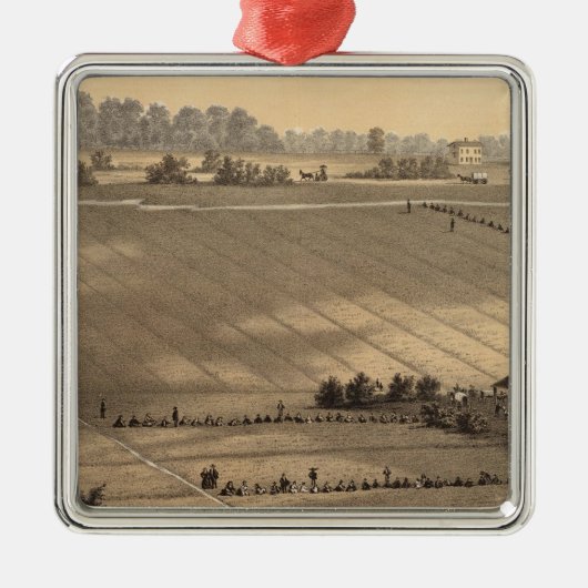 Stafford Forge Cranberry Plantation, West Creek Metalen Ornament (Voorkant)