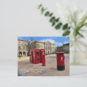 Stafford Holiday Postcard Feestdagenkaart (Staand voorkant)