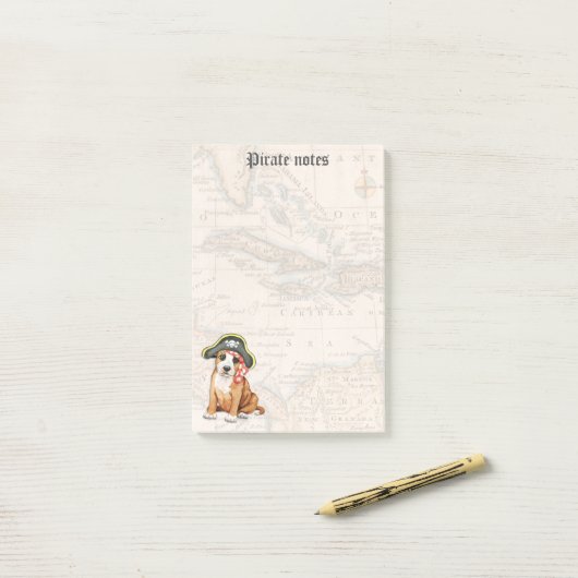 Stafford Pirate Post-it® Notes (Op bureau)