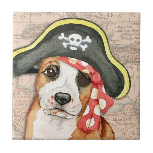 Stafford Pirate Tegeltje (Voorkant)