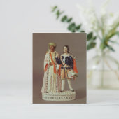 Staffordshire afbeelding van Othello en Iago, c.18 Briefkaart (Staand voorkant)