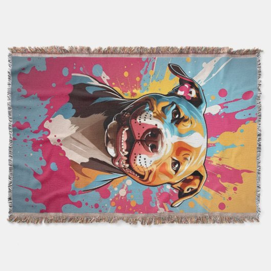 Staffordshire Birthday Fun  Deken (Voorkant)