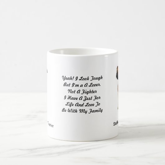 Staffordshire Bull Terrier afbeeldingen over Mok (Center)