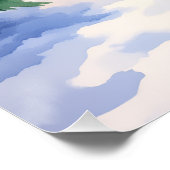 Staffordshire Bull Terrier at Christmas Tree Farm  Perfect Poster (Hoek)