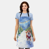 Staffordshire Bull Terrier at Christmas Tree Farm  Schort (Gedragen)