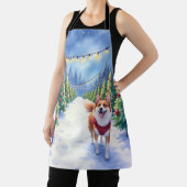 Staffordshire Bull Terrier at Christmas Tree Farm  Schort (Insitu)