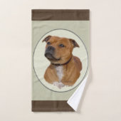 Staffordshire Bull Terrier Bad Handdoek (Handdoek)