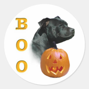 Staffordshire Bull Terrier Boo Ronde Sticker
