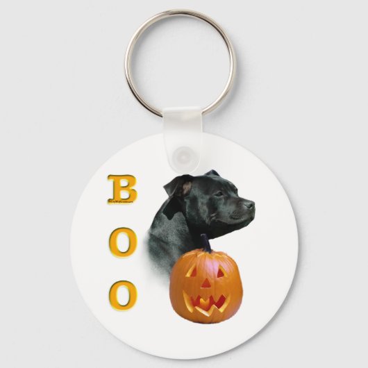 Staffordshire Bull Terrier Boo Sleutelhanger (Voorkant)