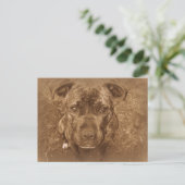 Staffordshire Bull Terrier Briefkaart (Staand voorkant)