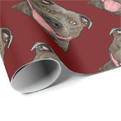 Staffordshire Bull Terrier Cadeaupapier (Rol Hoek)