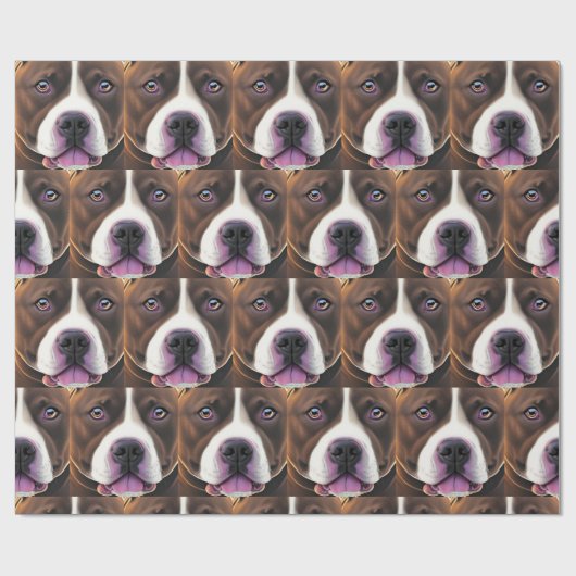 Staffordshire Bull Terrier Cadeaupapier (Vlak)