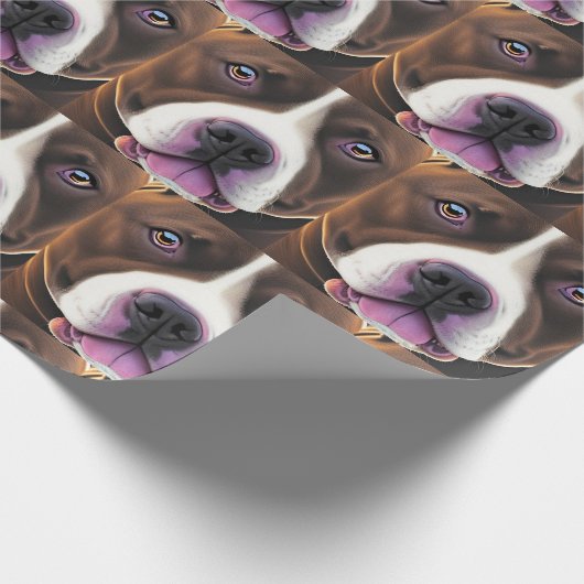 Staffordshire Bull Terrier Cadeaupapier (Hoek)