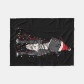 Staffordshire Bull Terrier Christmas Graphics Dog  Fleece Deken (Voorkant (Horizontaal))