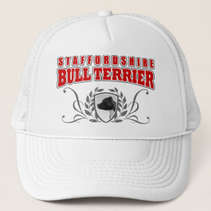 Staffordshire Bull Terrier COA red text Trucker Pet