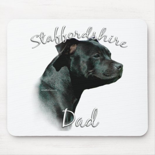 Staffordshire Bull Terrier Dad 2 Muismat (Voorkant)