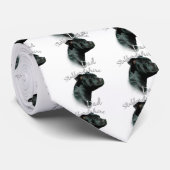 Staffordshire Bull Terrier Dad 2 Stropdas (Opgerold)