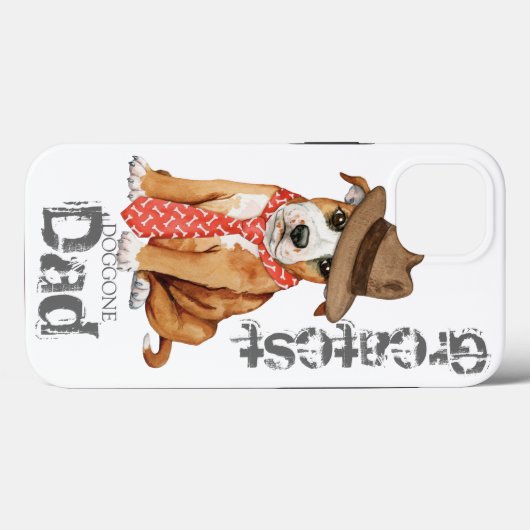 Staffordshire Bull Terrier Dad Case-Mate iPhone Case (Achterkant (horizontaal))