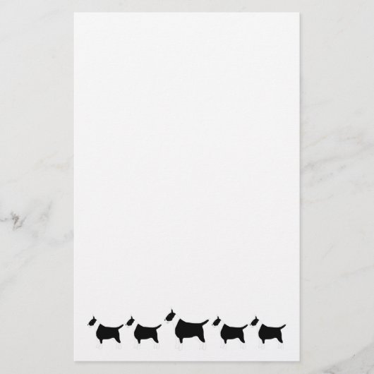 Staffordshire Bull Terrier Dog Design Briefpapier (Voorkant)