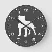 Staffordshire Bull Terrier Dog Silhouette Staffy