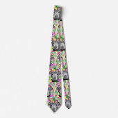 Staffordshire Bull Terrier en Daisies Stropdas (Voorkant)