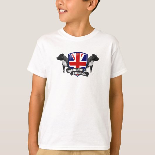 Staffordshire Bull Terrier ENGLAND T-shirt (Voorkant)