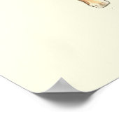 Staffordshire Bull Terrier Fun Waterverf Dog Art Poster (Hoek)