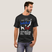Staffordshire Bull Terrier Funny Dog Birthday T-shirt (Voorkant volledig)