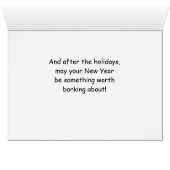 Staffordshire Bull Terrier Funny Kersthond (Binenzijde Horizontaal (Onderkant))