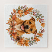 Staffordshire Bull Terrier Herfst Legpuzzel (Horizontaal)