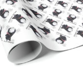 Staffordshire Bull Terrier History Design Cadeaupapier (Rol Hoek)