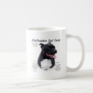 Staffordshire Bull Terrier History Design Koffiemok