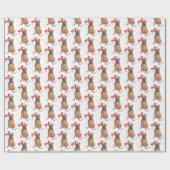 Staffordshire Bull Terrier Holiday Wrapping Paper Cadeaupapier (Vlak)
