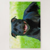 Staffordshire Bull Terrier hond. Legpuzzel (Verticaal)