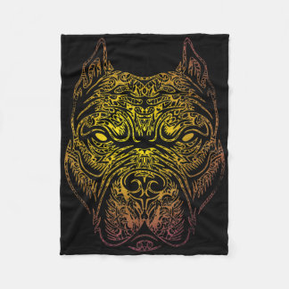 Staffordshire Bull Terrier Honden Stam Tatuage  Fleece Deken