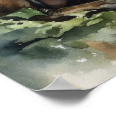 Staffordshire Bull Terrier Hondenkunst Print Poste (Hoek)