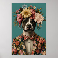 Staffordshire Bull Terrier In Pak Poster, Staffy