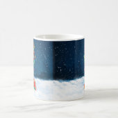 Staffordshire Bull Terrier in Snow met Kerstmis Koffiemok (Center)