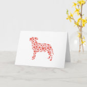 Staffordshire Bull terrier Kaart (Gele Bloem)