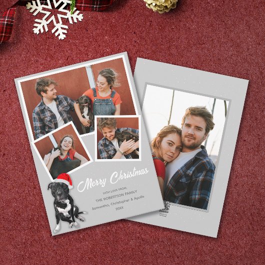 Staffordshire Bull Terrier - kerstbeker - Aangepas Feestdagenkaart