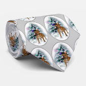 Staffordshire Bull Terrier-kerstcadeaus Stropdas (Opgerold)