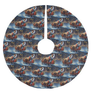 Staffordshire Bull Terrier Kerstfeest Kerstboom Rok