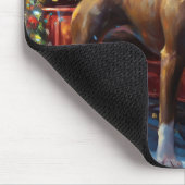 Staffordshire Bull Terrier Kerstfeest Muismat (Hoek)