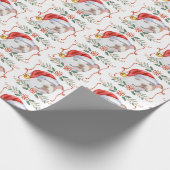 Staffordshire Bull Terrier Kersthond Cadeaupapier (Hoek)