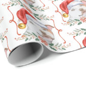 Staffordshire Bull Terrier Kersthond Cadeaupapier (Rol Hoek)