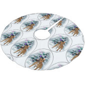 Staffordshire Bull Terrier Kerstmis Kerstboom Rok (Gekanteld)