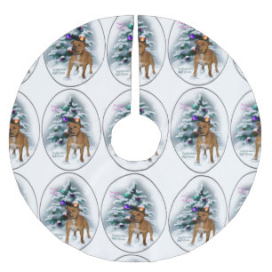 Staffordshire Bull Terrier Kerstmis Kerstboom Rok