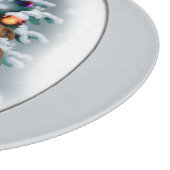 Staffordshire Bull Terrier Kerstmis Snijplank (Hoek)