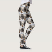Staffordshire Bull Terrier laat het sneeuwKerstmis Leggings (Rechts)